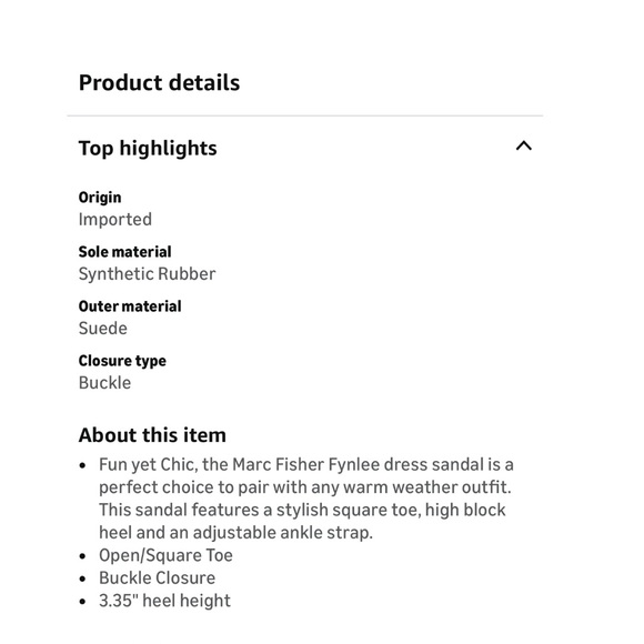 Marc Fisher Heeled Sandals - Picture 7 of 7